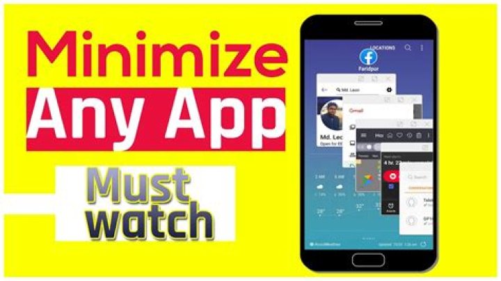 How do I minimize my screen on Android?